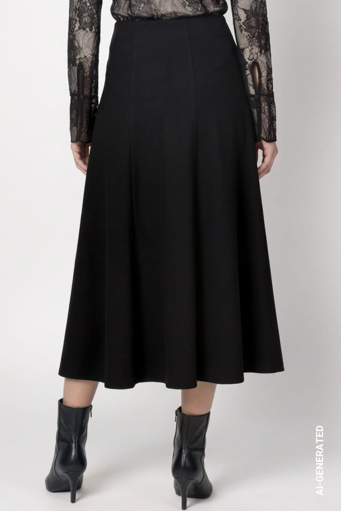 ЮБКА MONARI миди с высокой посадкой и расклешенным силуэтом